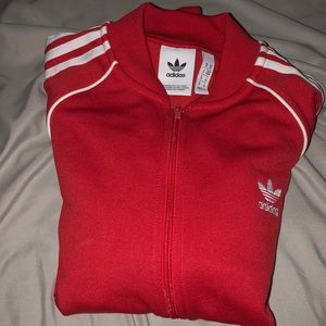 Red adidas track jacket🚷